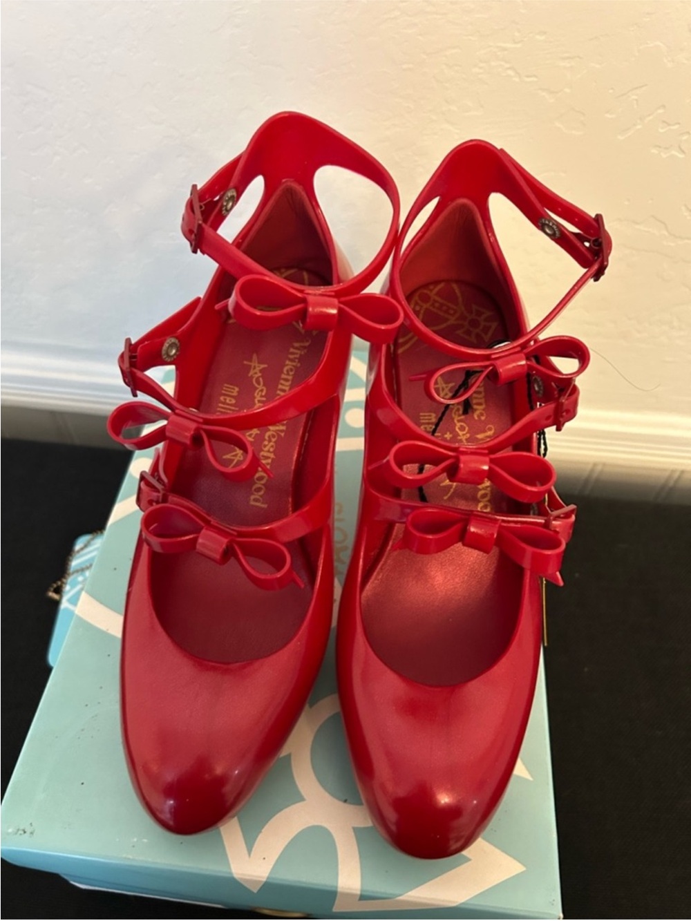 Melissa + Vivienne Westwood ANGLOMANIA Mary Jane heels - Picture 5 of 8